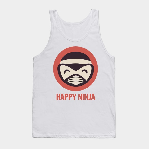 Happy Ninja Tank Top by barrettbiggers